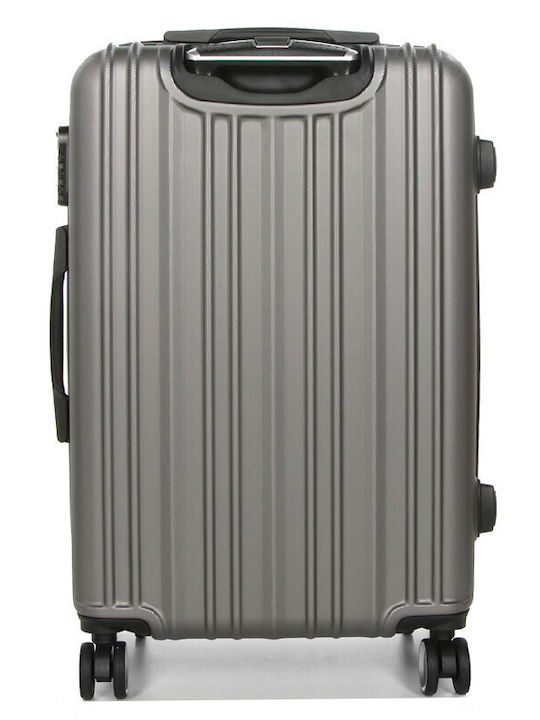 WORLDLINE Kabinenreisekoffer Hartschalen Grey mit 4 Räder Höhe 55cm