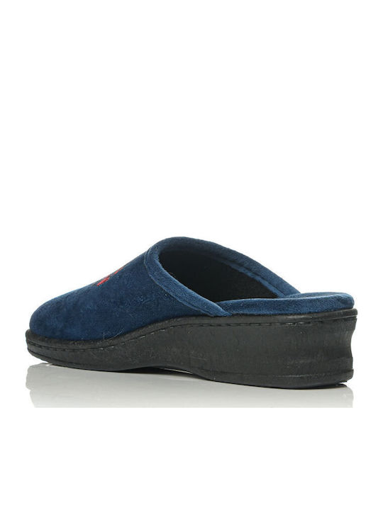 Anatomische Damen Hausschuhe Blau