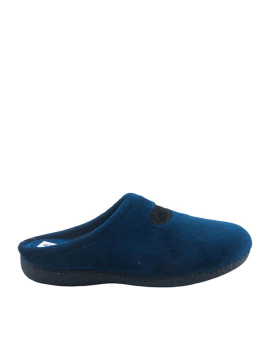 Anatomische Damen Hausschuhe Blau