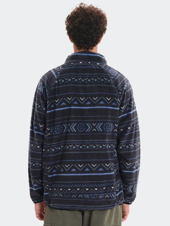Men's Fleece Cardigan Black