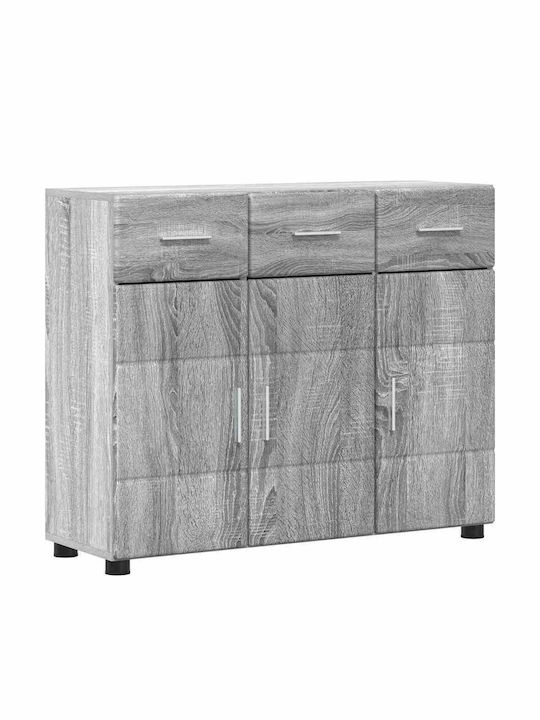 Wohnzimmer TV-Einheit Gray Sonoma L88.5xB30.5xH73cm