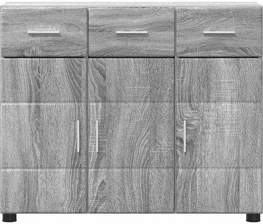 Living Room TV Unit Gray Sonoma L88.5xW30.5xH73cm