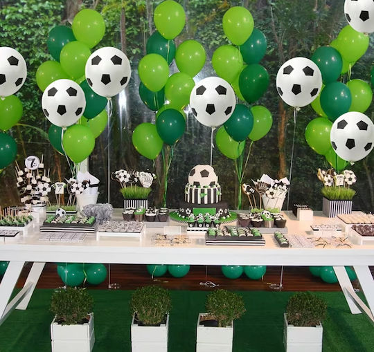 Satz 12 Große Luftballons Thema Fußballball