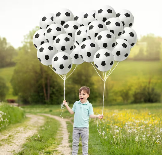 Satz 12 Große Luftballons Thema Fußballball