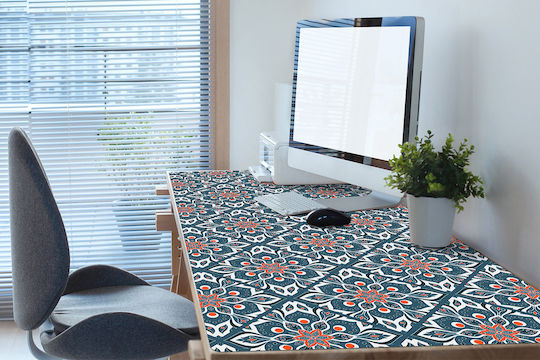 Decorative Protective Desk Pad Home Office Mandala Design 120x60 Cm