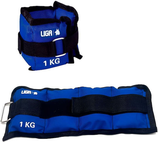 Liga Sport Ankle Weights 2 x 1kg