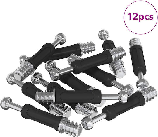 vidaXL Screw Inox with Diameter M40 and Length 6mm 12pcs