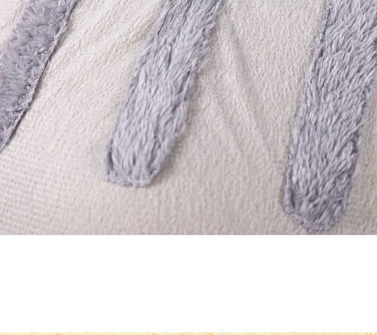 Katzenbett & Hund Nest – M38xπ38xυ35cm – Abnehmbares Kissen – Rutschfester Boden – Grau