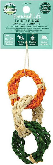 Oxbow Rodent Treat-Toy Enriched Life Twisty Rings