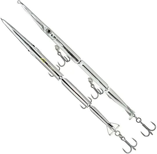 Τεχνητό Jack Fin Stylo Jointed 150 Silver Bait