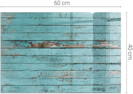 Hardened Protective Glass Front Rustic Fireplace Boards 60x40 Cm