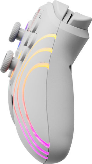 PDP Afterglow Wave Wireless Gamepad pentru Switch Alb