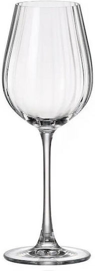 Crystal Bohemia Σετ Ποτήρια για Λευκό και Κόκκινο Κρασί από Κρύσταλλο Κολωνάτα 580ml COLUMBICOPTIC36 36τμχ