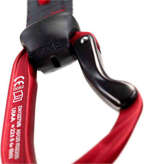 Classic Carabiner Fixe Climbing Picot Curve Red