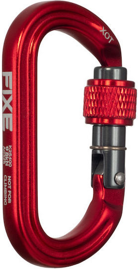 Καραμπίνερ Fixe Climbing Xot Auxiliary Carabiner Screw Red Κόκκινο Fc-k25400_1