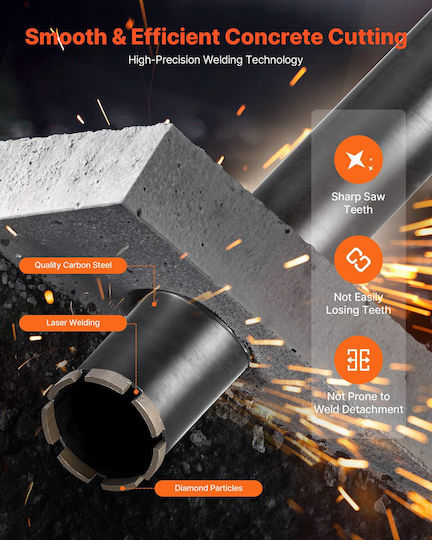 Vevor Hole Saw Kit for Firebrick