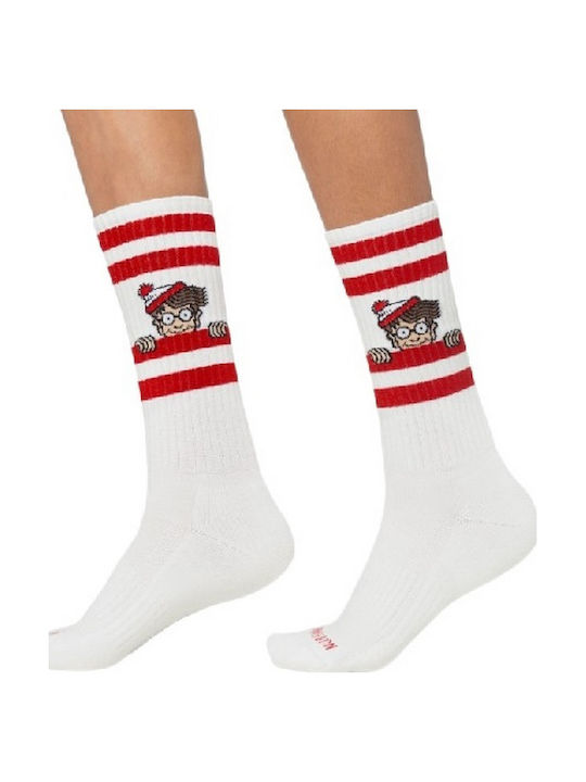 Jimmy Lion Athletic Κάλτσες White
