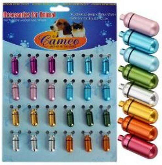 Pet Camelot Metal Aluminum ID Tag 10mm Mixed Colors