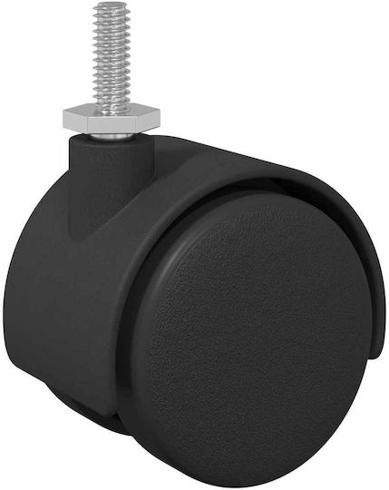 vidaXL Plastic Wheels with Brake 12 Pieces 40.1x40.1mm