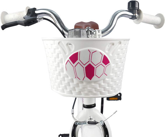 vidaXL 20" Bicicletă pentru copii de Oras Alb