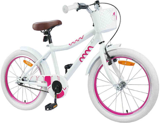 vidaXL 20" Bicicletă pentru copii de Oras Alb