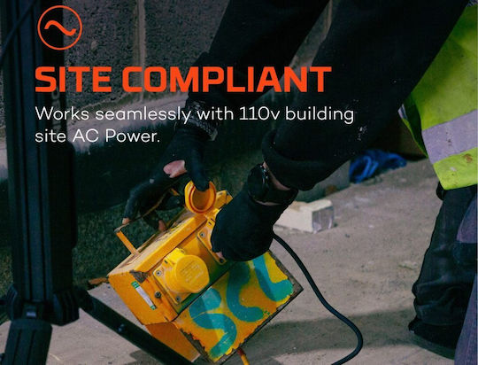 Nebo Rechargeable Work Light with Extension Cord LED IP54 with Brightness up to 8000lm