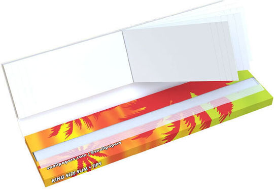 Snail Cigarette Rolling Papers King Size Slim with Cone Tips 1pcs