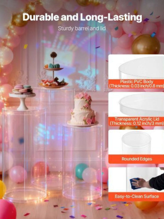 Vevor Wedding Decoration 3pcs 90cm