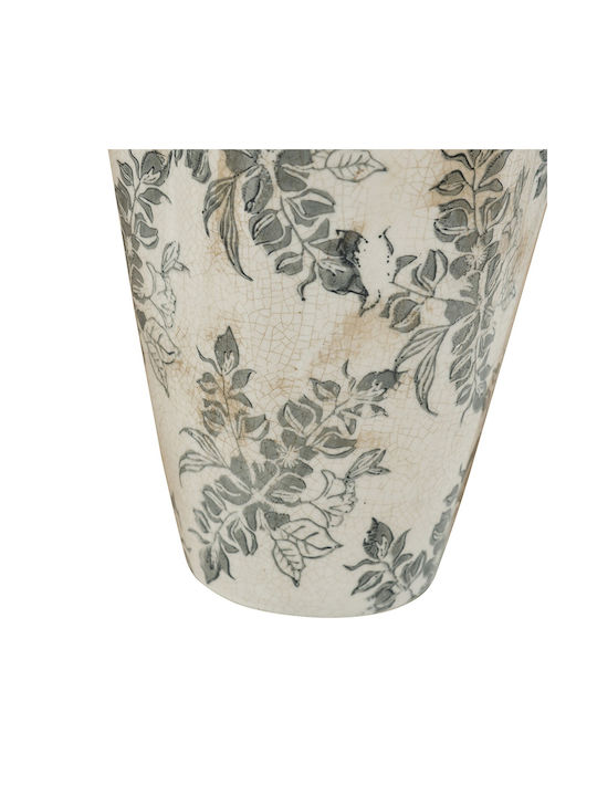 Artekko Decorative Vase Aging White 13x13x29.5cm