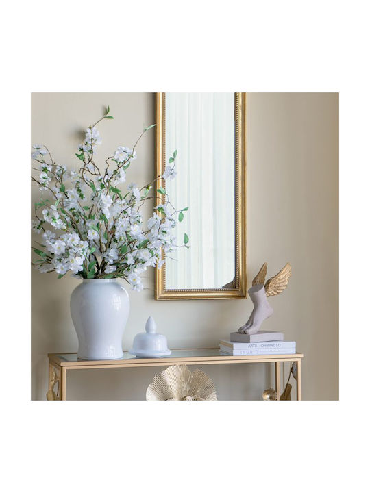 Artekko Decorative Vase Melania White 24x24x48cm