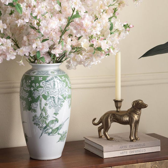 Artekko Decorative Vase Melania White 19x19x37cm