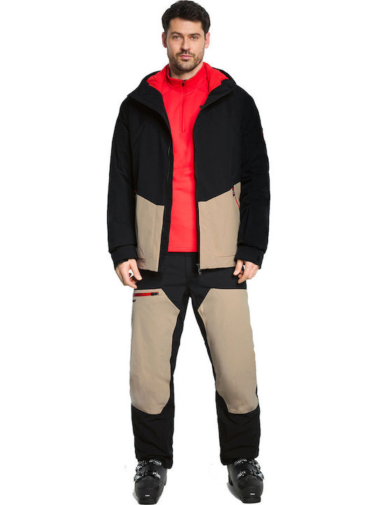 Ziener 131003_60 Männer Jacke aus für Ski & Snowboard Beige