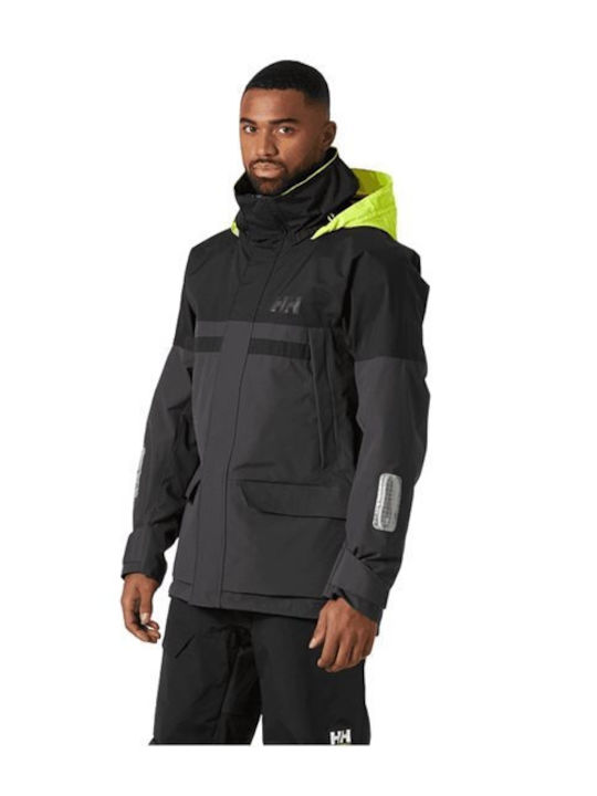 Helly Hansen Pier 4.0 34484-980 Ανδρικό Μπουφάν για Σκι & Snowboard Μαύρο