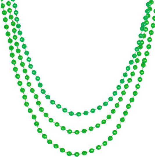 Karneval Halskette Grün 3Stück