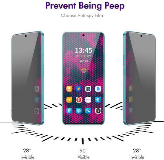 2.5D Поверителност Защитен екран 2бр (Redmi 15)