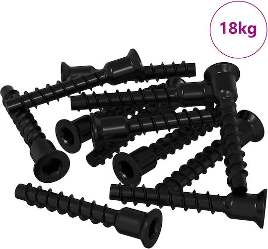 vidaXL Screw with Diameter M10 and Length 40mm 3072pcs