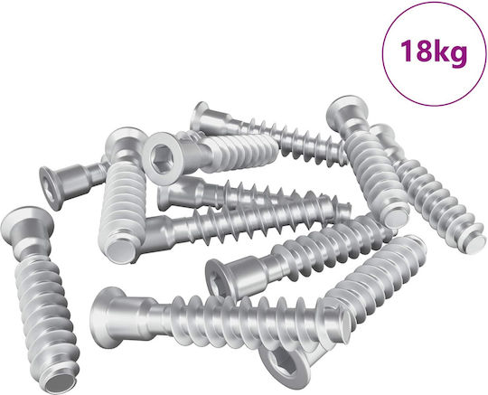 vidaXL Βίδα Εξάγωνη με Μήκος 7mm 2900τμχ 18kg