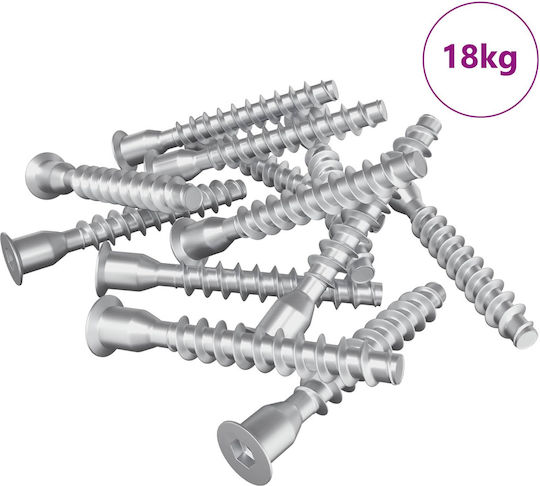 vidaXL Βίδα Torx Μεταλλική με Διάμετρο M7mm 2500τμχ 18kg