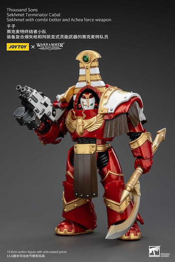 Warhammer The Horus Heresy Action Figure 1/18 Thousand Sons Sekhmet Terminator Cabal Sekhmet With Combi-bolter And Achea Force W