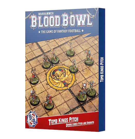 Games Workshop Blood Bowl Tomb Kings Team Spielfeld & Dugouts