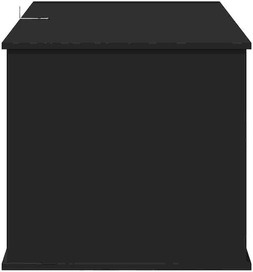 Vidaxl Cat House Black 85 x 55 x 50 cm Processed Wood