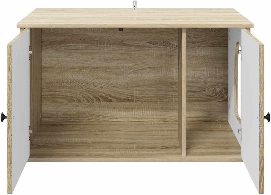 Vidaxl Σπίτι Γάτας Σονόμα 85 X 55 X 50,5 Εκ Επεξεργασμένο Ξύλο