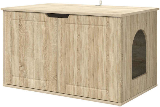Vidaxl Cat House Sonoma 85 x 55 x 53.5 cm Engineered Wood