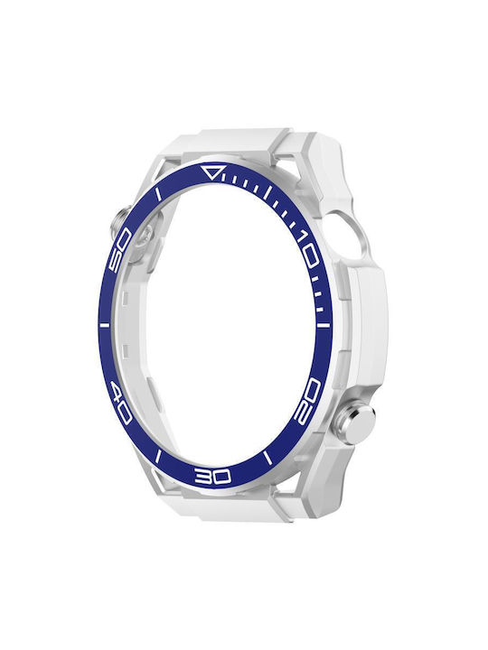 Пластмасов Калъф със Стъкло в Сребрист цвят за Huawei Watch GT 6 46мм