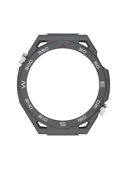 Пластмасов Калъф със Стъкло в Черен цвят за Huawei Watch GT 6 46мм