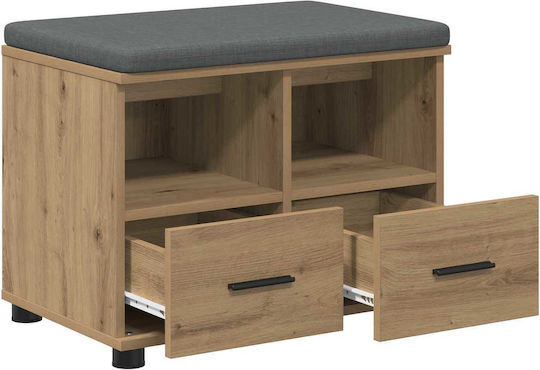 Eingangsmöbel mit Bank Artisan Oak 60x38x46cm