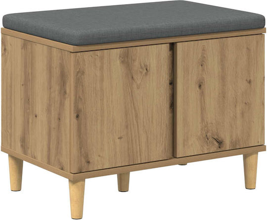 Eingangsmöbel mit Bank Artisan Oak 60x38x46cm