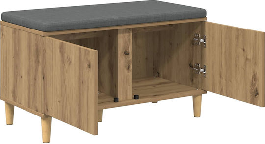 Entry Furniture with Bench Artisan Oak 60x38x46cm