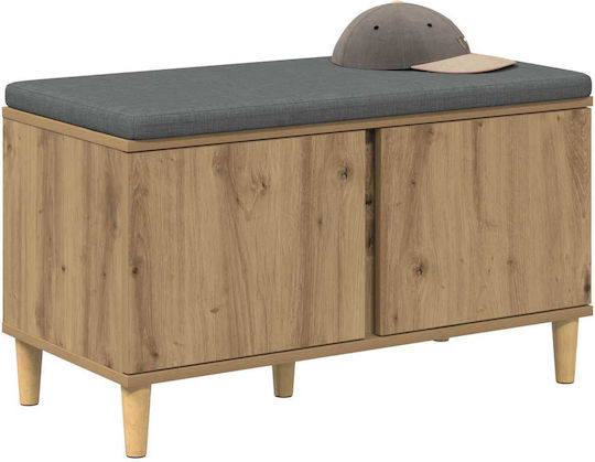 Entry Furniture with Bench Artisan Oak 60x38x46cm