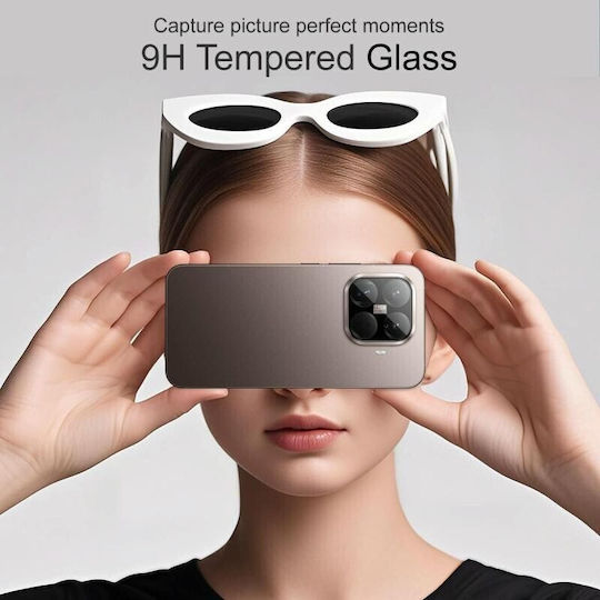 Imak Camera Protection Tempered Glass Black for the Xiaomi 15T 5G, Xiaomi 15T Pro 5G
